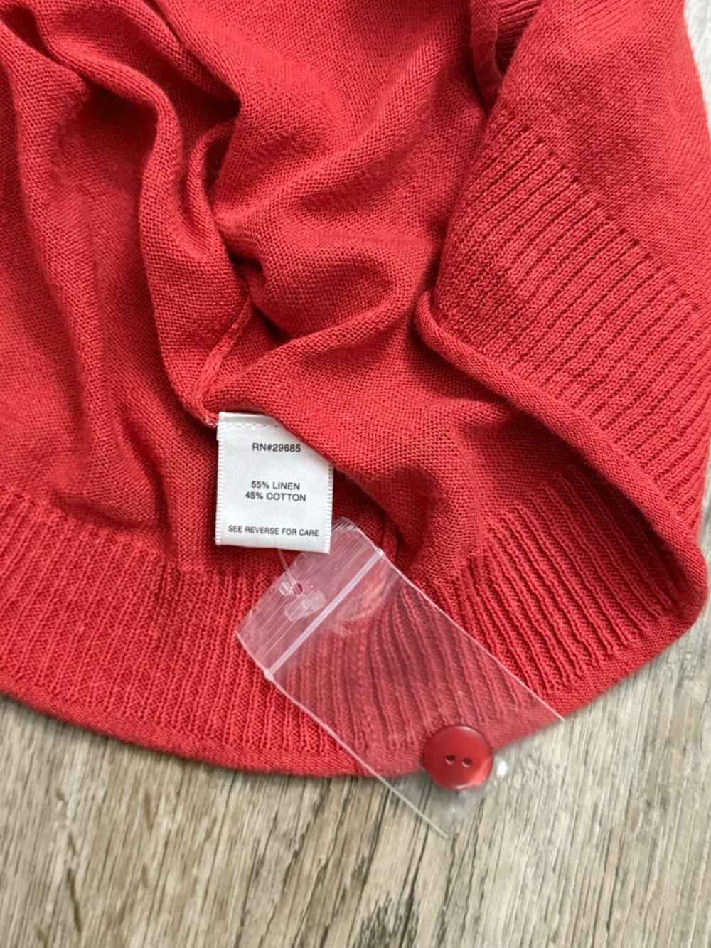 Pendleton • Linen/Cotton One Button Cardigan - Picture 11 of 11